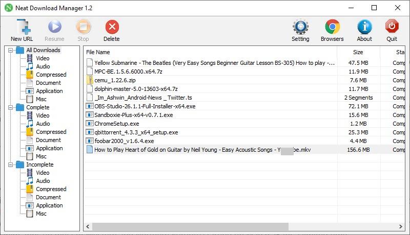 Neat Download Manager is an impressive downloader that also supports media grabbing