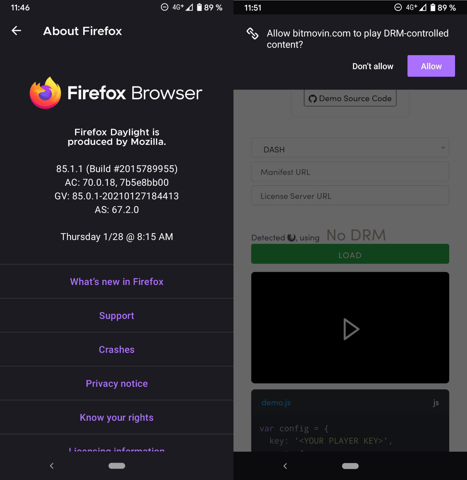Firefox 85 for Android released with DRM stream support and usability improvements