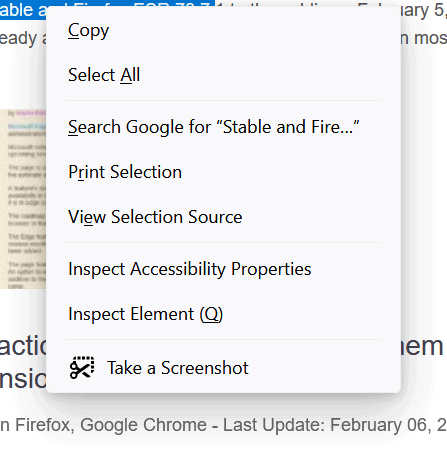 firefox-context menu redesign