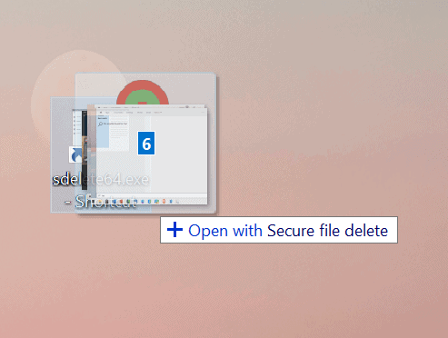 Create your own SDelete shortcut for secure file deletion