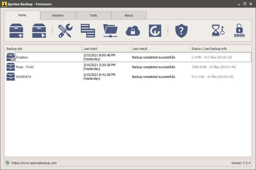 Iperius Backup è un programma intuitivo per il backup di file e cartelle