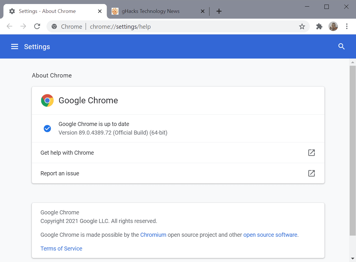 Here is what is new in Google Chrome 89