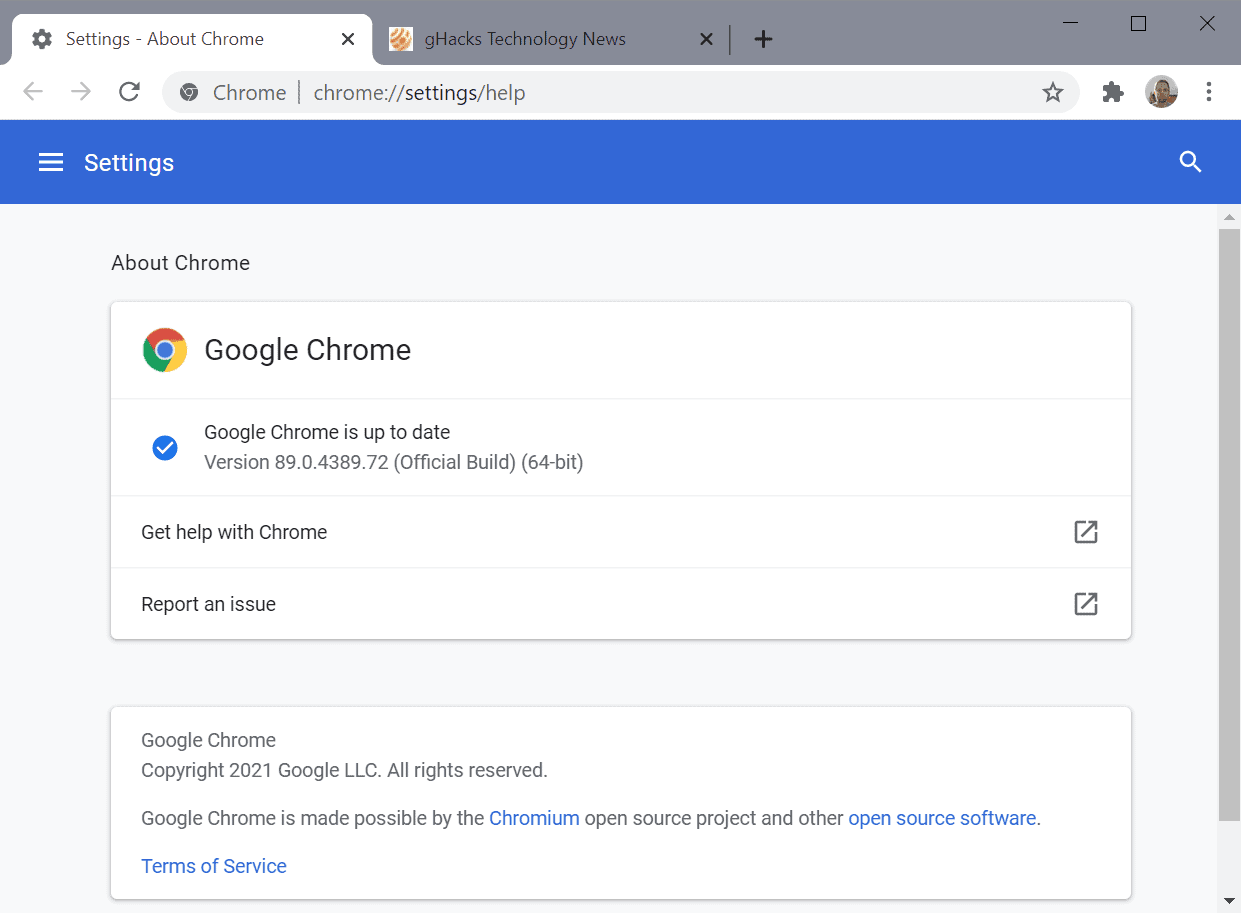 chrome 89 release