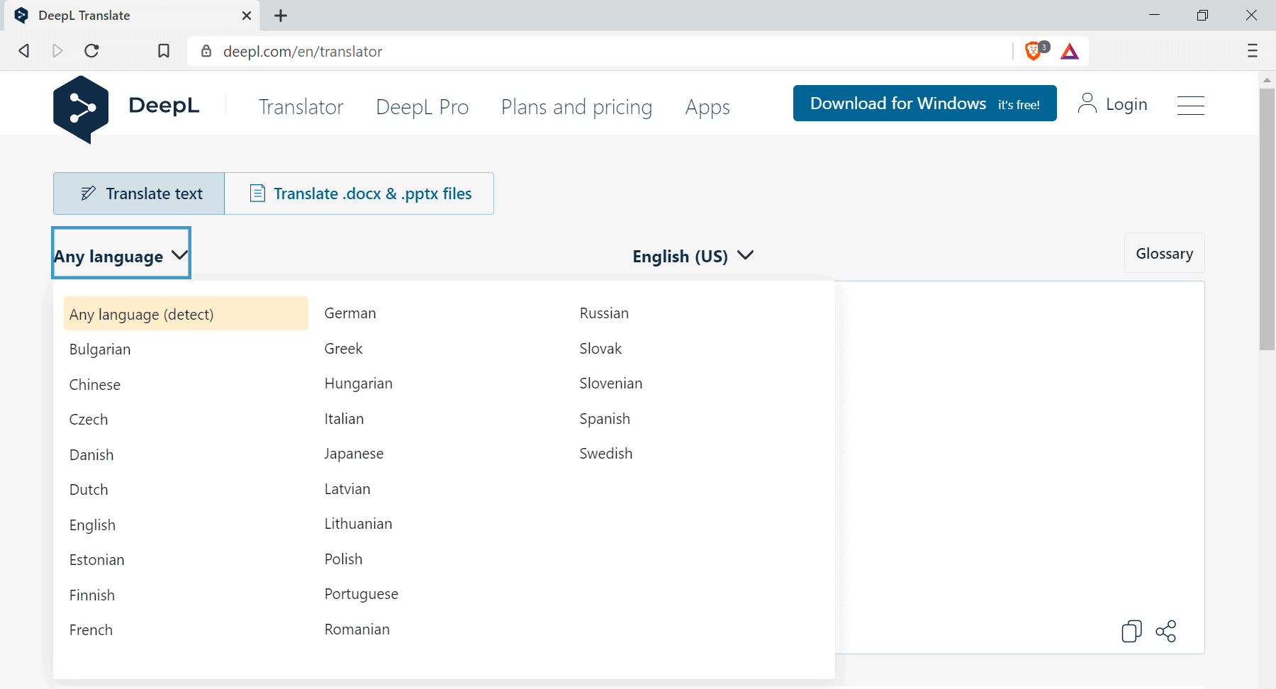 deepl translator new languages