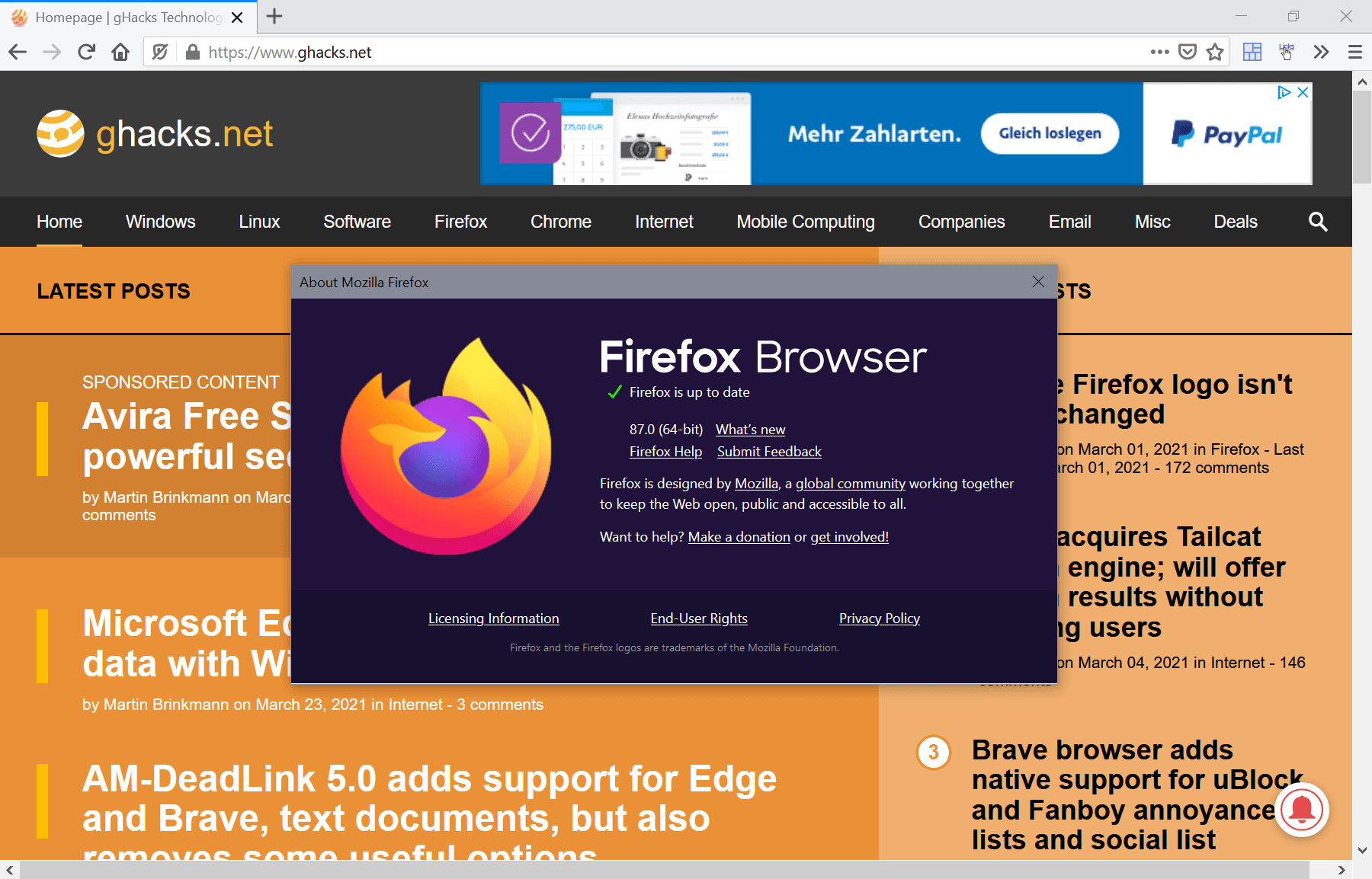 firefox 87 release notes