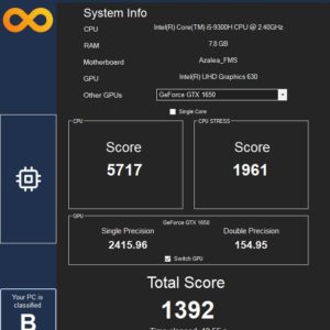 Infinity Bench is a free Windows app that benchmarks your computer's CPU and Graphics performance