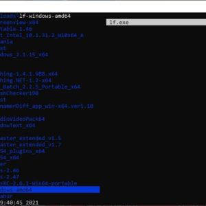 LF is a terminal file manager inspired by Ranger, with Vim-like shortcuts