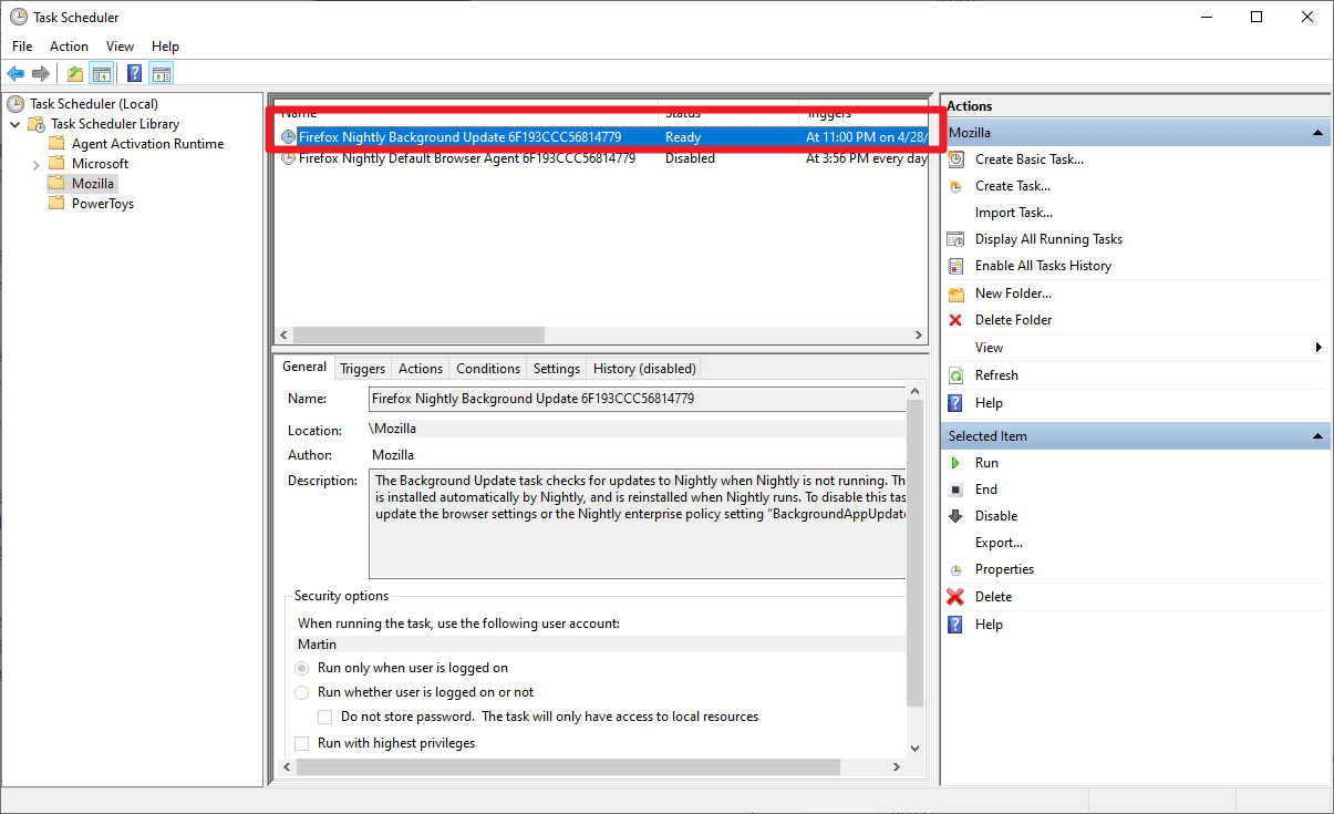 comment vous pouvez utiliser la mise à jour de Windows ainsi que firefox
