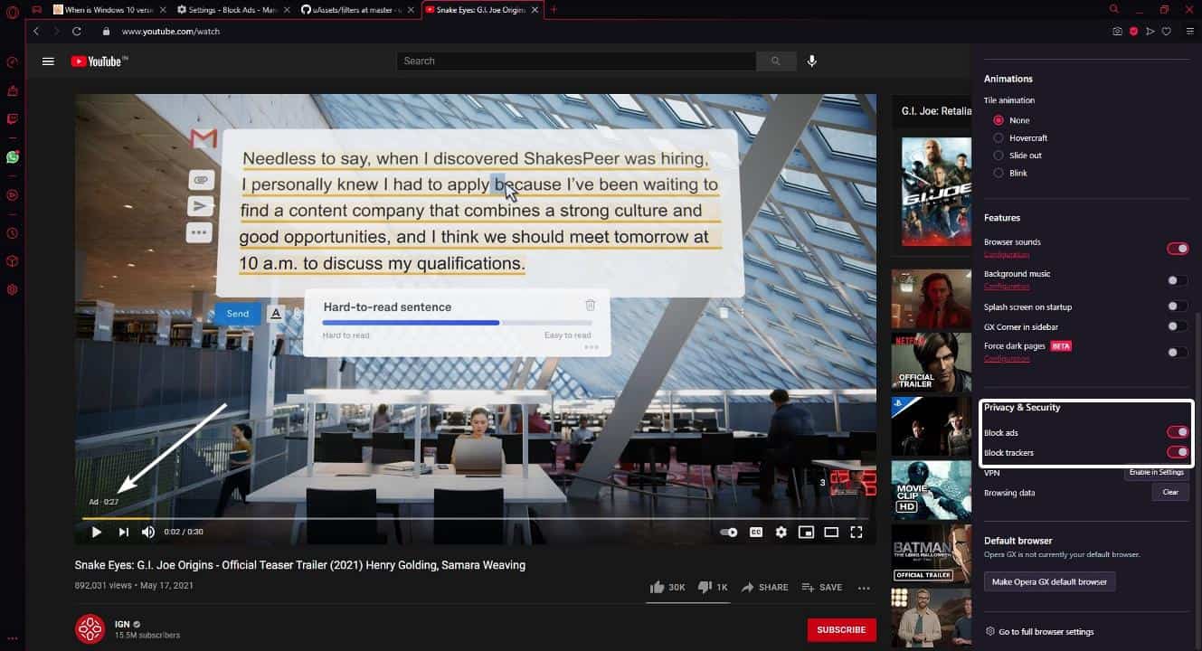 Can't watch  using Opera GX : r/OperaGX