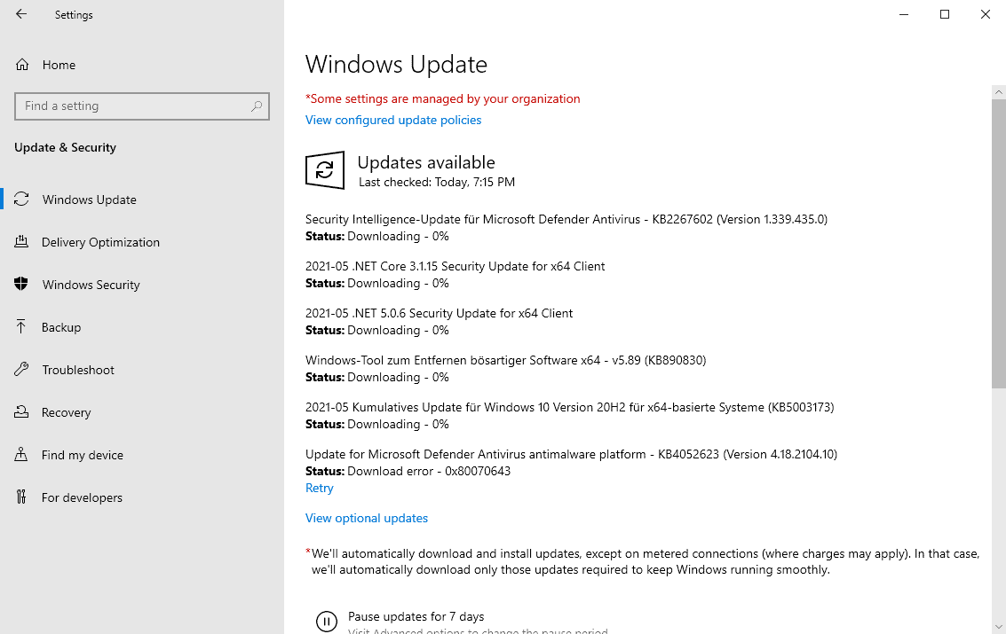 windows 10 updates may 2021