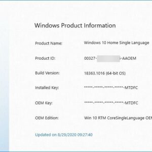 Find your Windows product key or validate it with ShowKeyPlus