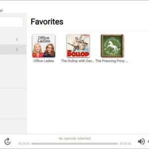 Poddycast is a desktop application that can stream your favorite podcasts