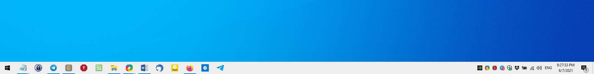 Windows 10 Taskbar icons