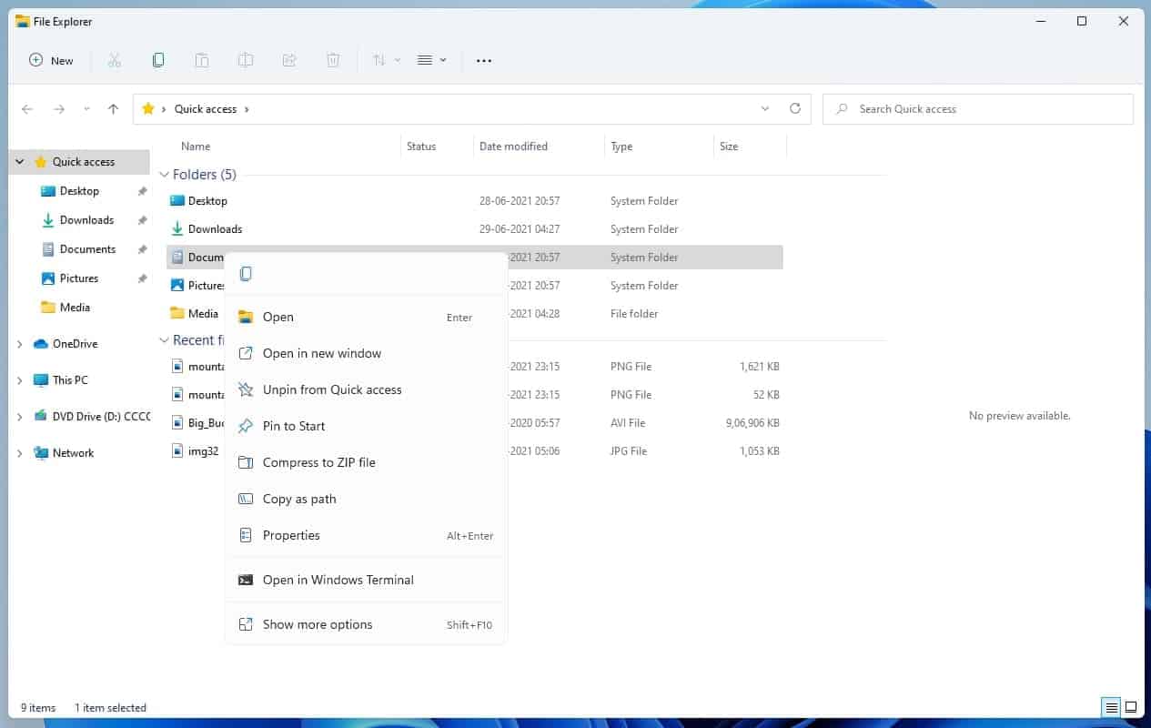 Windows 11 - File Explorer