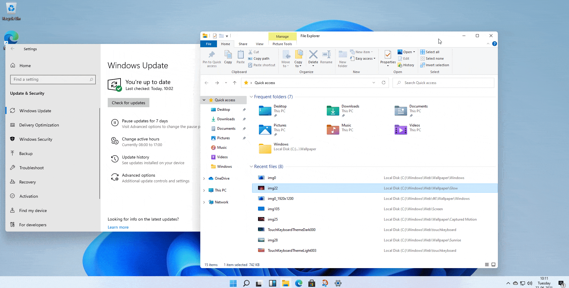 Windows 11 Snap demo