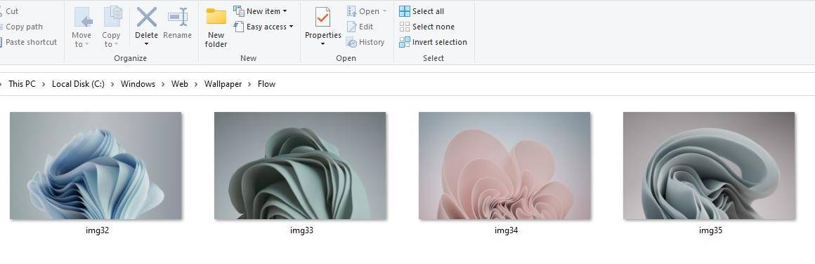 Windows 11 wallpapers - flow folder