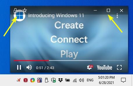 uView Player Lite - maximize or lock view