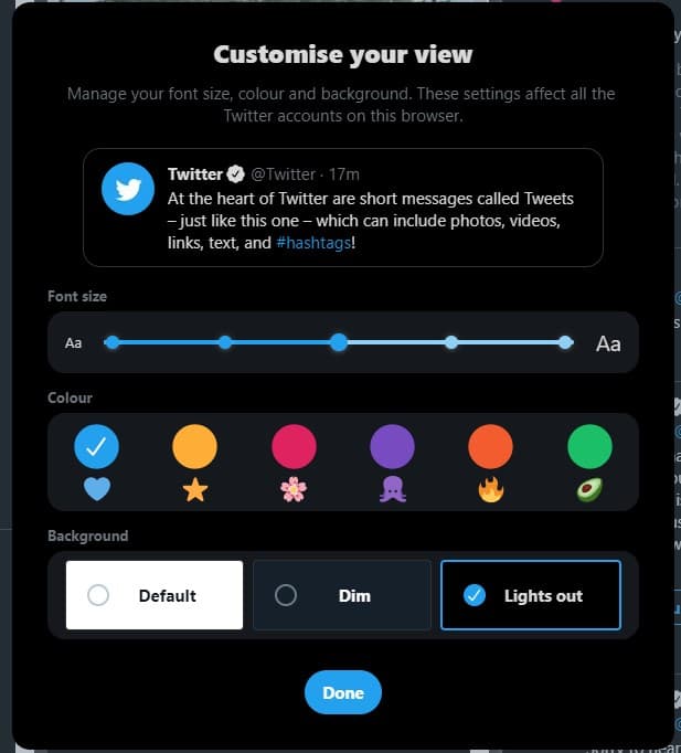 TweetDeck Preview new display options