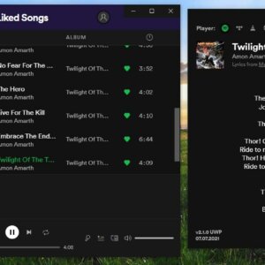 Versefy is a freeware lyrics finder for Spotify, Tidal, VLC, Foobar 2000 and Winamp