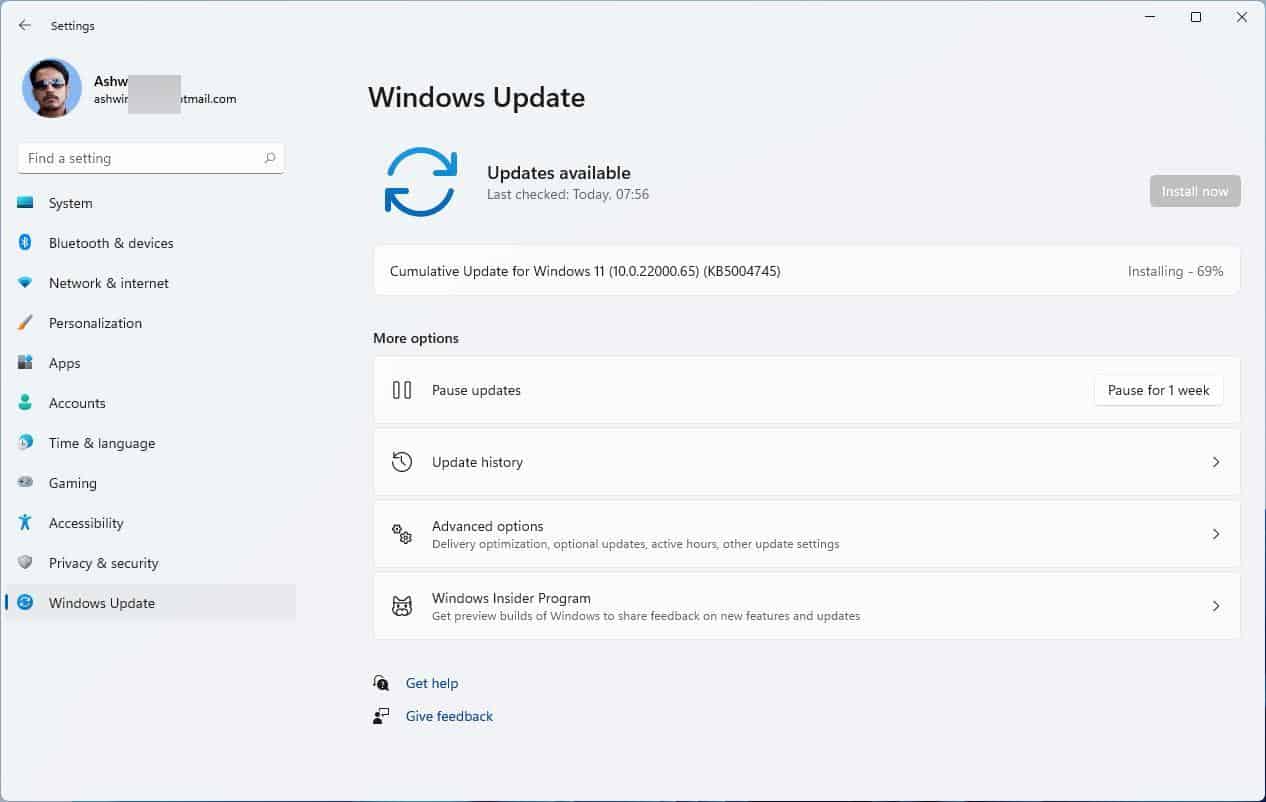 Windows 11 Insider Preview Build 22000.65 has been released to the Dev ...