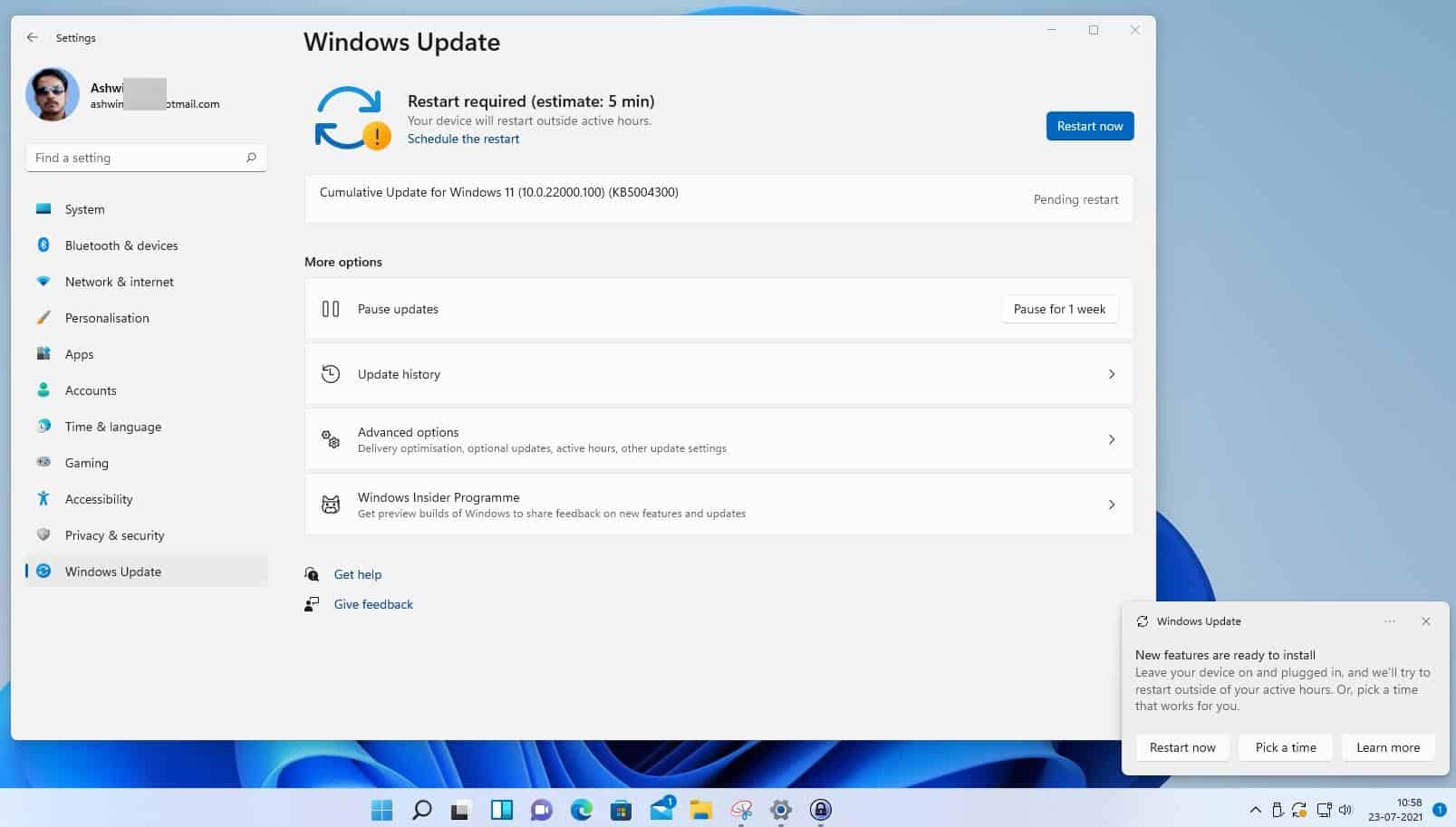 Windows 11 Insider Preview Build 22000.100 rolls out with some new animations and fixes