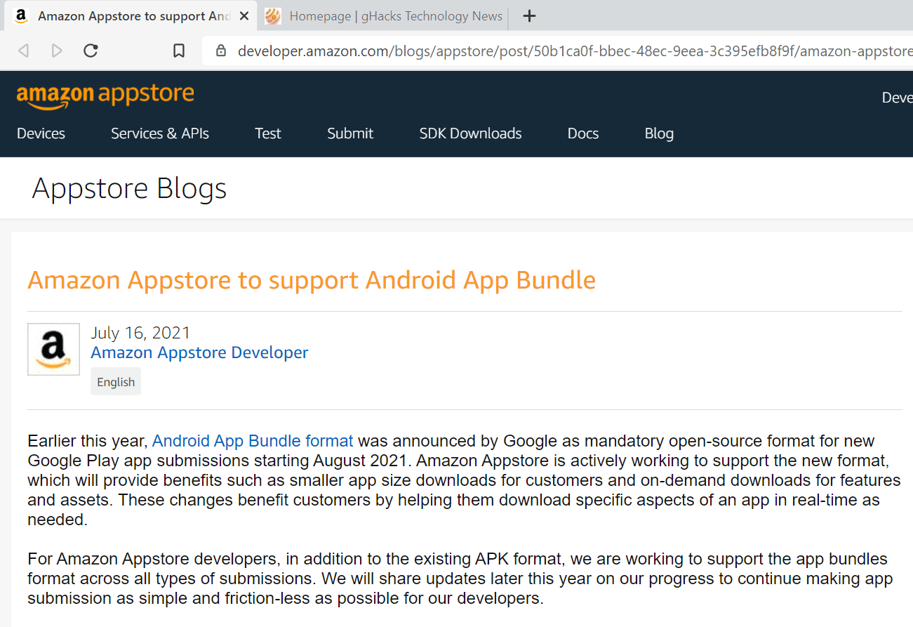 Windows 11's Android future is secured: Amazon Appstore will support App Bundles