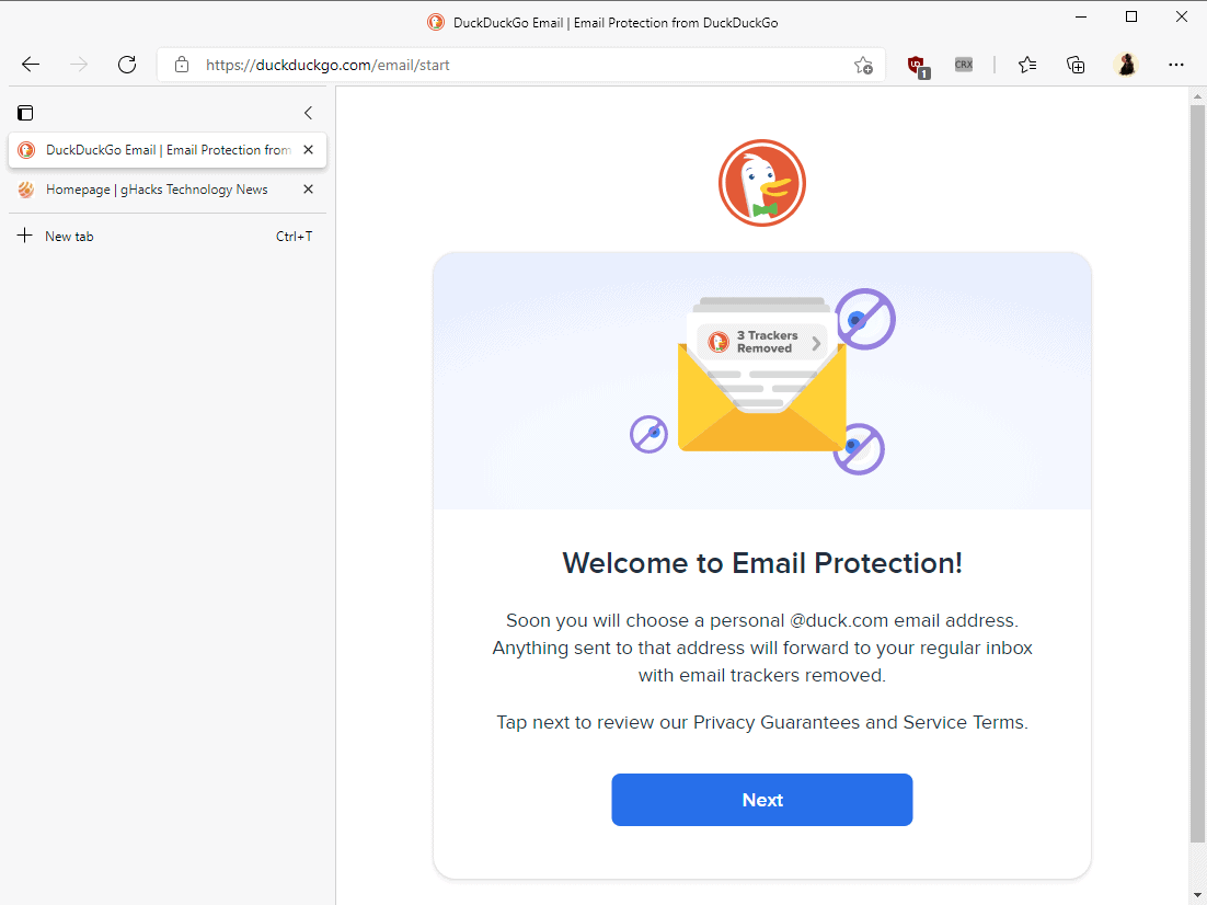 duckduckgo email protection