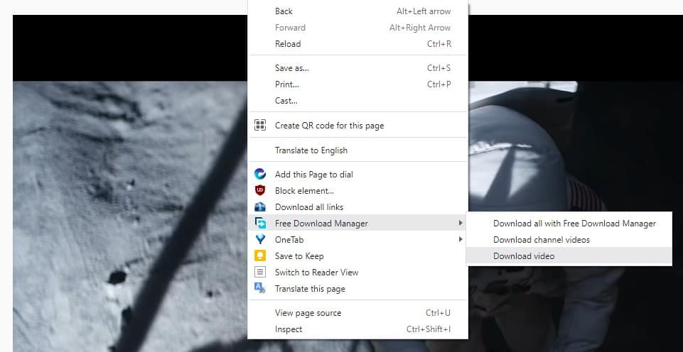 Free Download Manager Chrome extension