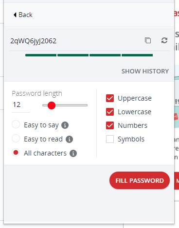 LastPass Password Generator