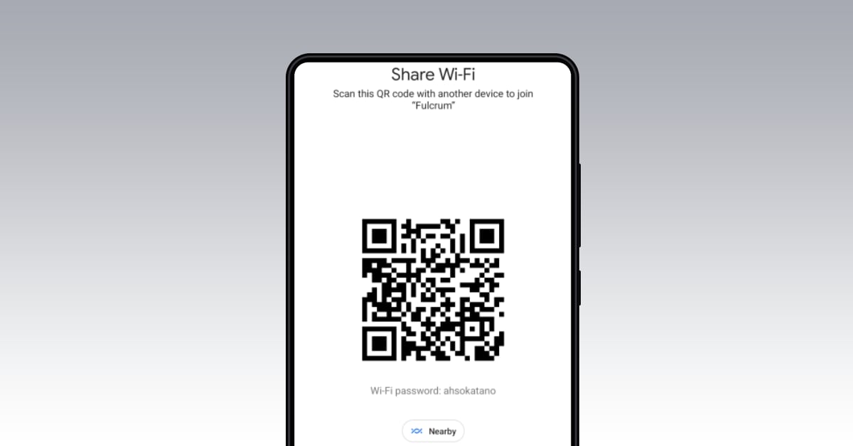New ways to share Wi-Fi credentials on Android 12