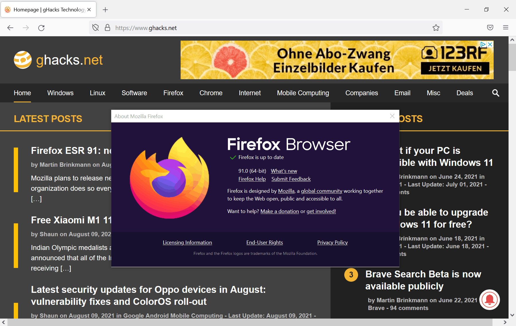 best totalmente antivirus per firefox