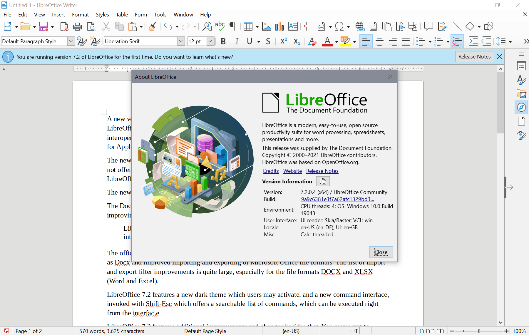 libreoffice 7.2