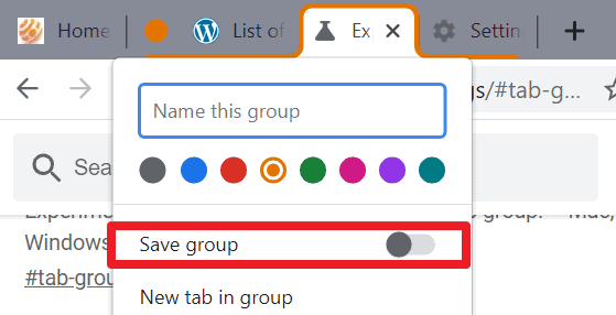 Chrome users may soon save and restore Tab Groups