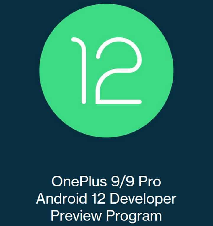  Android 12 Developer Preview 2 for OnePlus 9 and OnePlus 9 Pro 