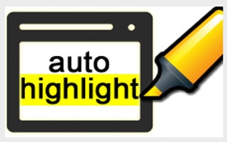 Auto Highlight Chrome extension