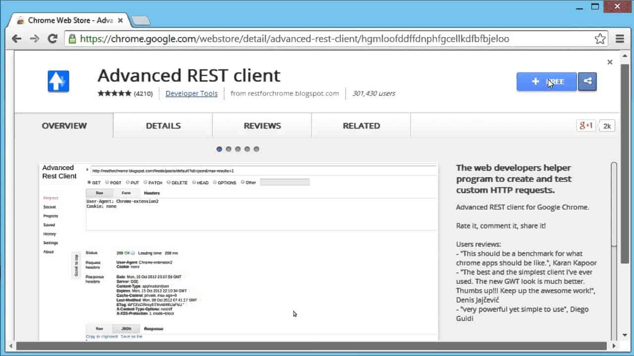 Best REST Client Plugin for Chrome