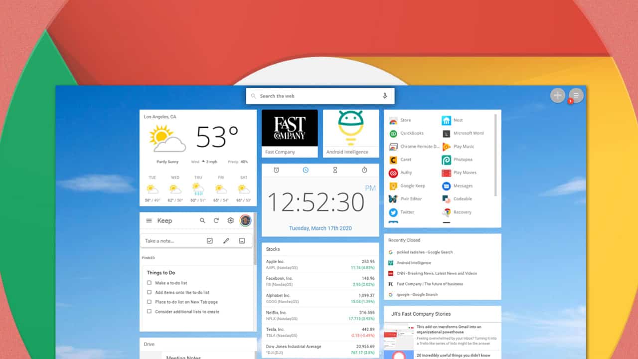 Extensão Chrome: Weather Aware