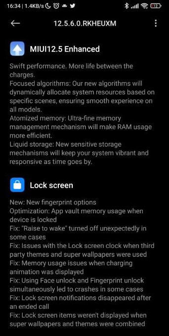 MIUI 12.5 Enhanced Edition update for Poco F3 Europe