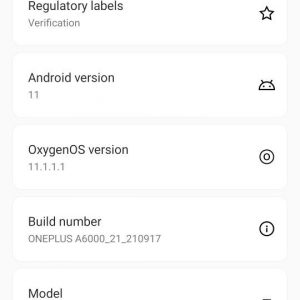 OxygenOS 11.1.1.1 update for OnePlus 6 and OnePlus 6T