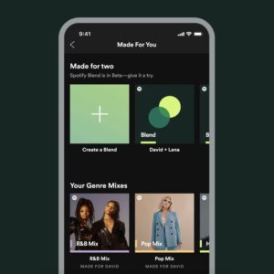 Spotify Blend lets friends gauge their musical compatibility