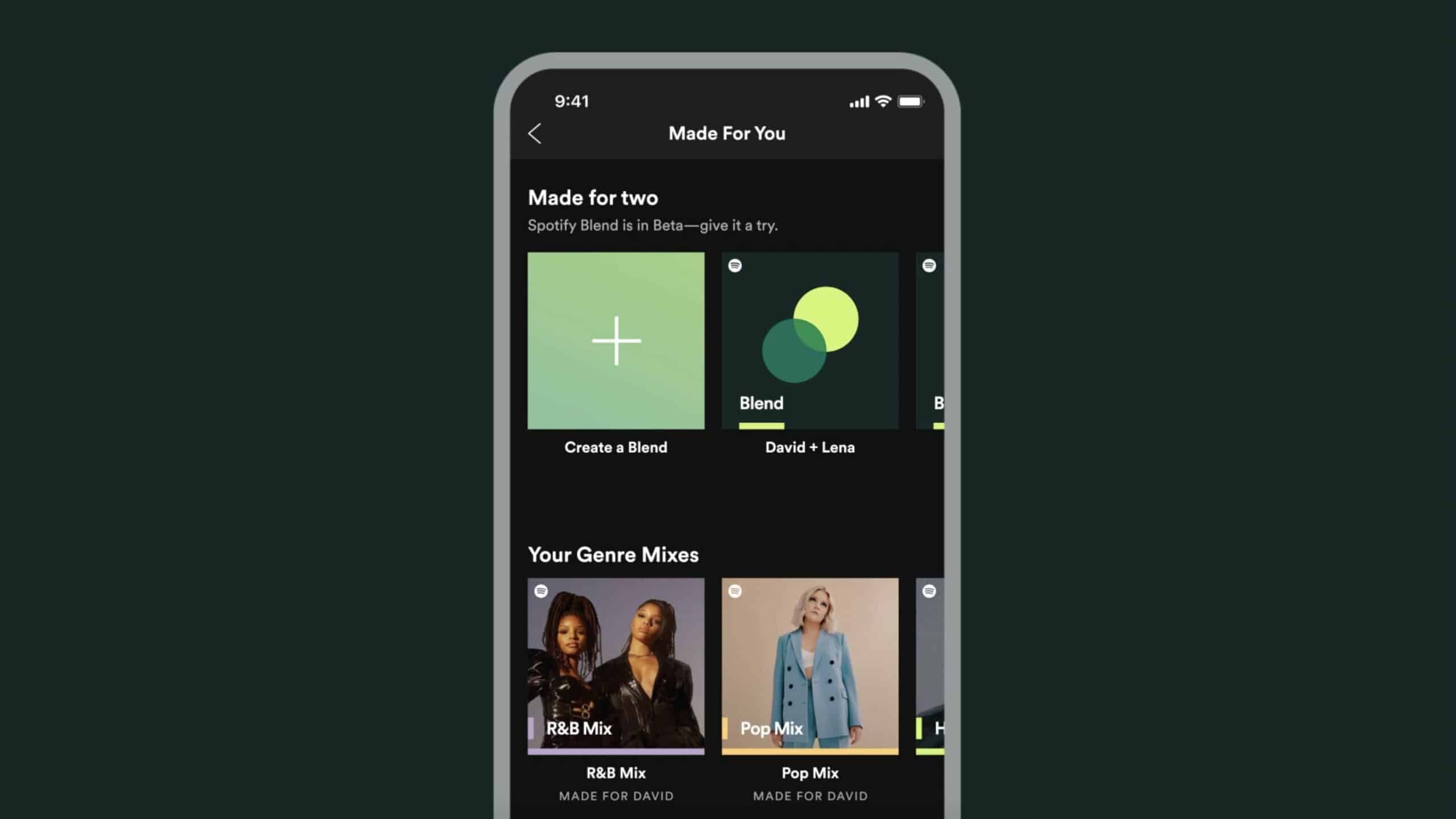 Spotify Blend lets friends gauge their musical compatibility