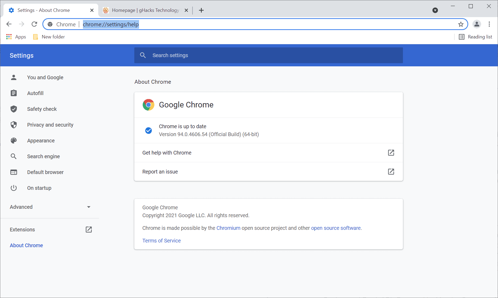 Движок Chromium