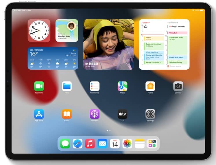 iPadOS 15 Widgets