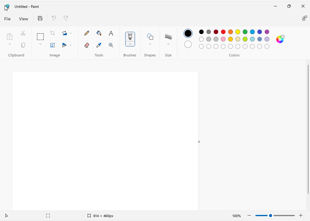 Første titt på Windows 11 oppdatert Paint -applikasjon new microsoft paint windows 11
