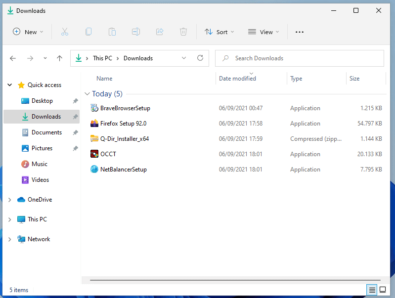 windows 11 file explorer normal view