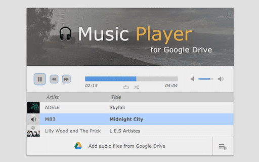 16. Official Music Player for Google Drive screenshot