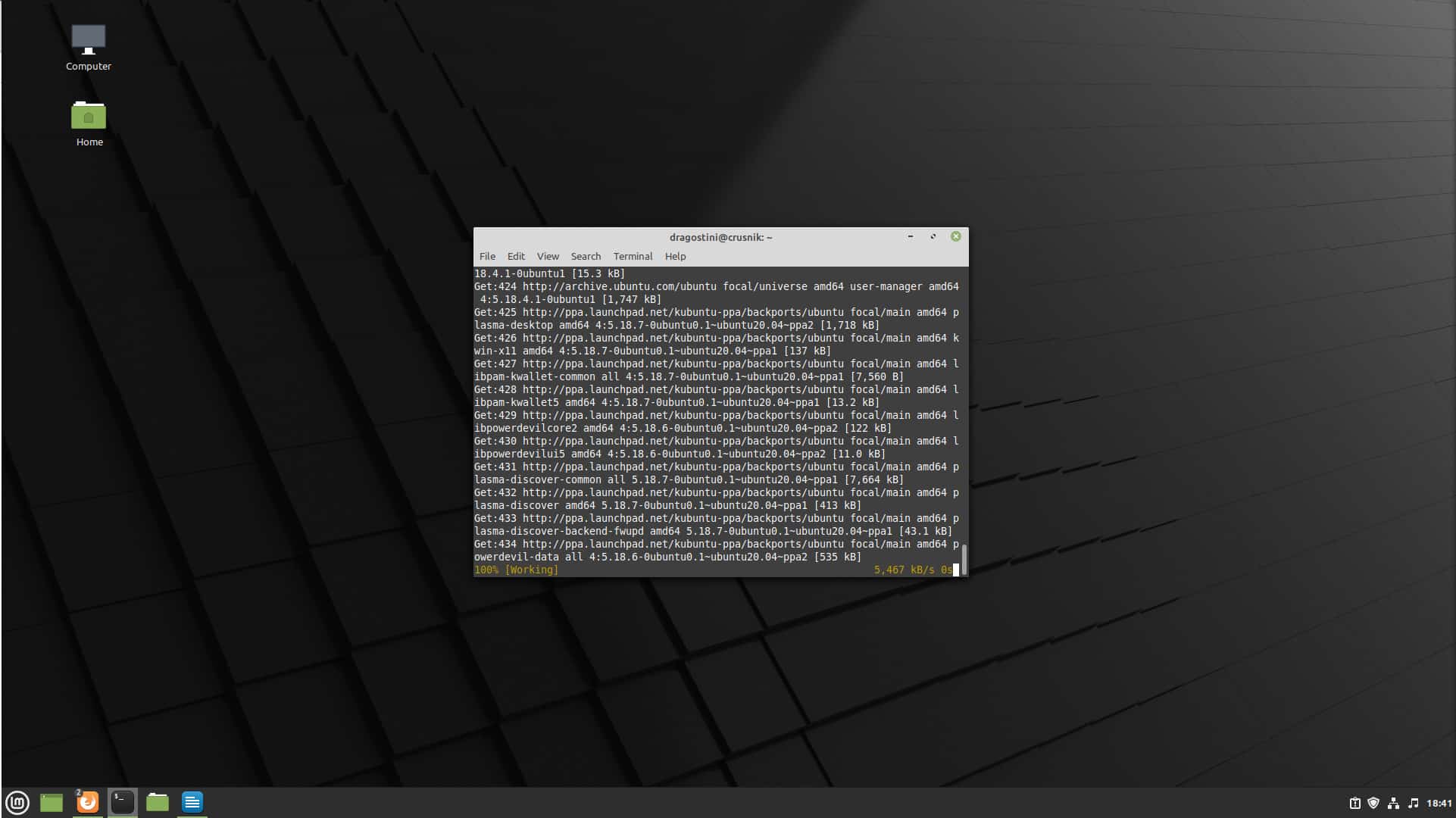 Installing KDE On Linux Mint Cinnamon Base