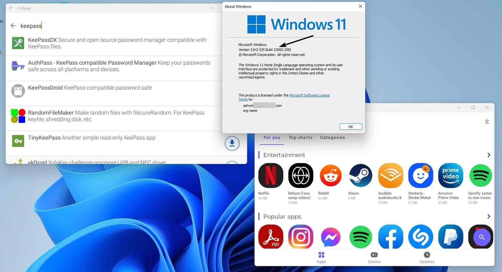 How to install Android apps on Windows 11