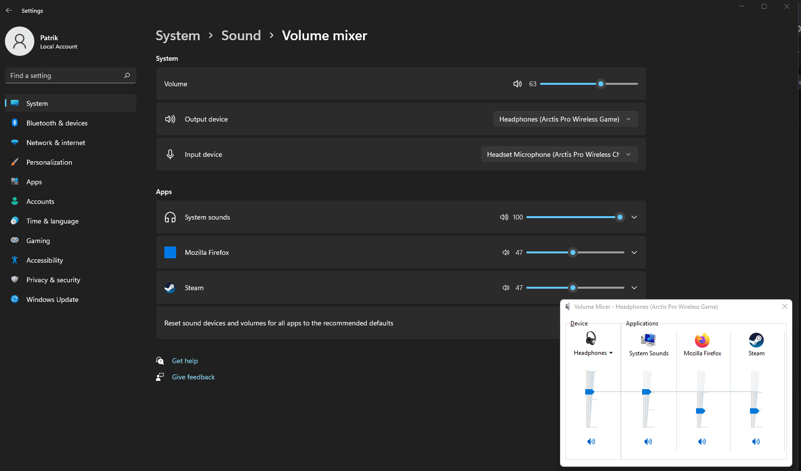 classic volume mixer