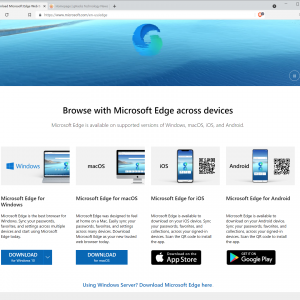 microsoft edge website